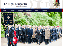 Tablet Screenshot of lightdragoons.org.uk